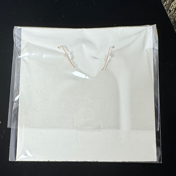 NWT‎ in Box Handcrafted Botanical Earrings Gold Purple Natural Power and Magic - Picture 3 of 7